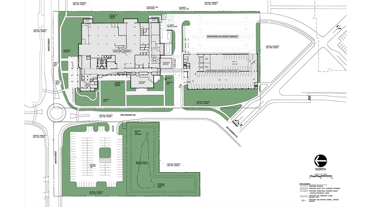 Main Library Site Plan